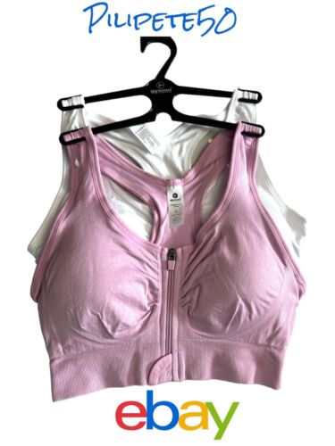 90 Degree By Reflex High Performance~Full Support Sport  Bra Set-Two L~MSRP$58