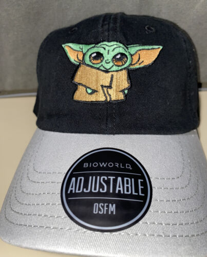 Mandalorian The Baby Yoda Cap Adjustable Star Wars Bioworld One Size Fits All
