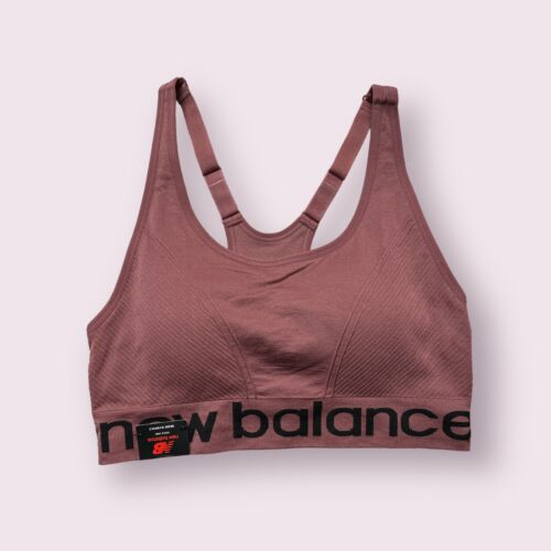 NEW BALANCE Medium Impact Sport Bra Style R000300~ PLUS Sze XXL~DARK OXIDE~GREAT