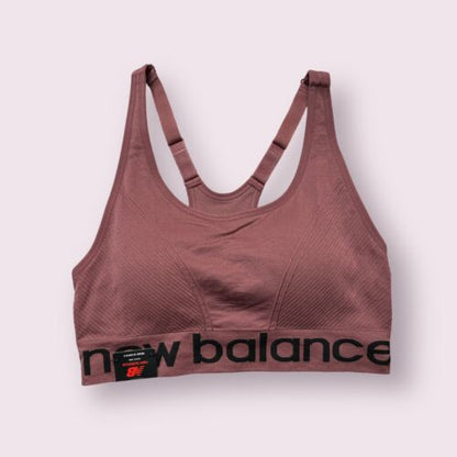 NEW BALANCE Medium Impact Sport Bra Style R000300~ PLUS Sze XXL~DARK OXIDE~GREAT