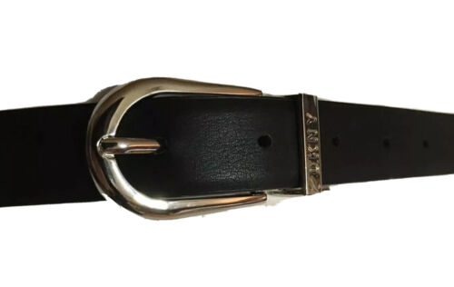 DKNY BELT REVERSIBLE DKNY LOGO ON ONE SIDE BLACK ON THE OTHER SKINNY MSRP $38.00