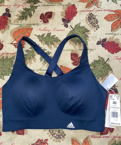 Adidas GP6785 Aeroready Primegreen Women Ultimate Training Bra Top PS Size 34DD