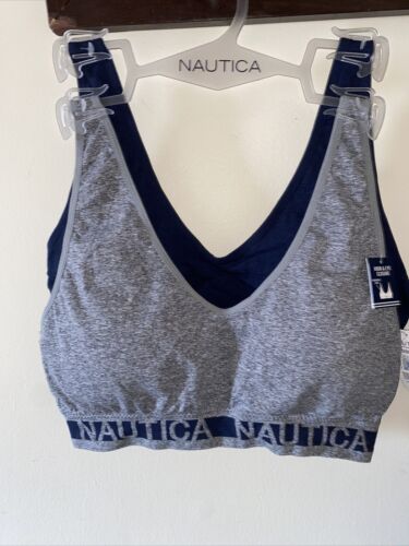 NÁUTICA 2PACK INTIMATES LOUNGE COMFORT BRAS SIZE L RETAIL $42 BEAUTIFUL NEW