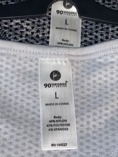 90 Degree By Reflex High Performance Full Support Sport  Bra Set-Two L- MSRP$58