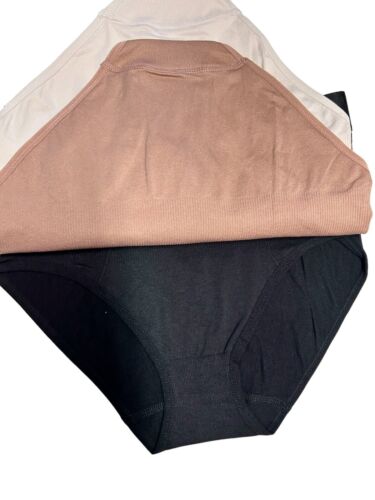 Juicy Couture 3 Pack~Seamless Women Briefs~MEDIUM~Multicolor~JC1668 NEW~SHAPER!