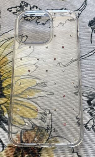 KATE SPADE PHONE CASE iPHONE 15 PRO MAX  MULTICOLOR RHINESTONES BEAUTY!!