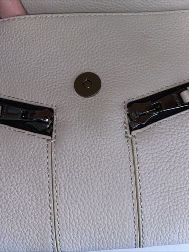 BOTKIER NEW YORK XBDY Small Leather TRIGGER Handbag GRAY (Dove) RARE FIND!!!