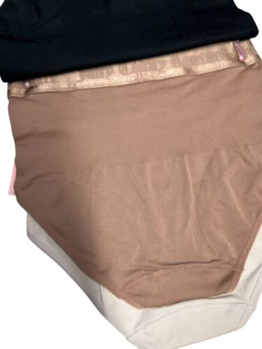 Juicy Couture 3 Pack~Seamless Women Briefs~XLARGE~Multicolor~JC1668 NEW~SHAPER!