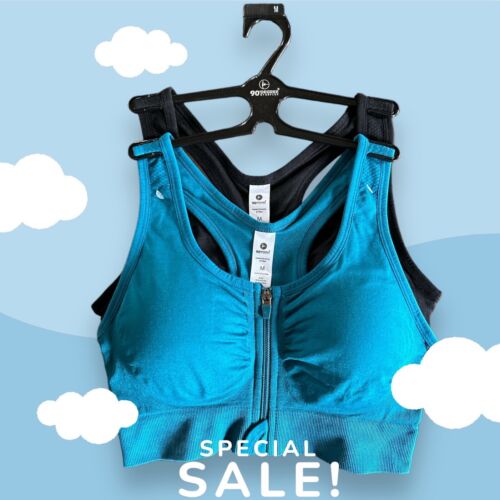 90 Degree By Reflex-Full Support Sport Bra~Multicolor -2 Pack-Regular-ALL SIZES!
