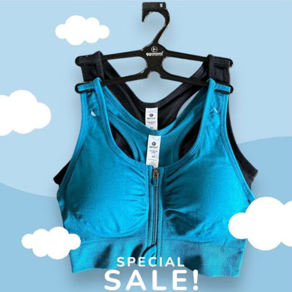 90 Degree By Reflex-Full Support Sport Bra~Multicolor -2 Pack-Regular-ALL SIZES!