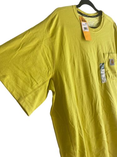 Carhartt Force Men's T-Shirt Relaxed Fit Midweight Short Sleeve Pocket Size XL