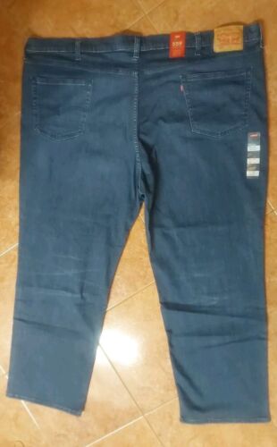 LEVI'S 559 RELAXED STRAIGHT FIT STRETCH JEANS 54" x 32" DARK BLUE LEVI'S A1!!