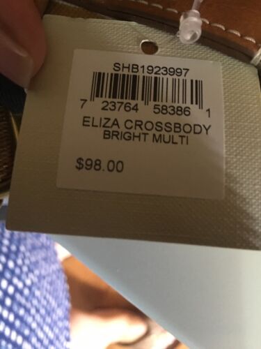 Fossil Eliza Bright Multicolored Crossbody Messenger Bag Purse  NEW $98