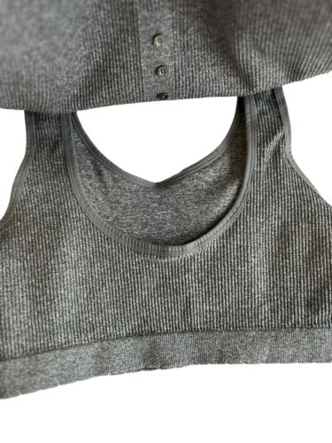 LUCKY BRAND~SET GRAY BRA~ BOYSHORT PANTY ~STYLE LVD14340X~2X ~UNIQUE!!