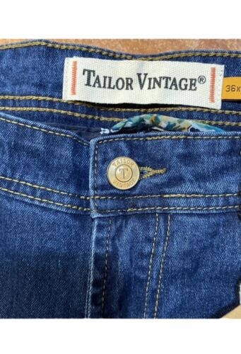 TAILOR VINTAGE JEANS “NAVAL“ CANAAN SLIM STRETCH FIT ABSOLUTE COMFORT MSRP $88