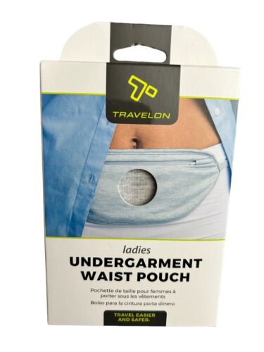 Travelon Ladies Undergarment Waist Pouch Cotton Blend Hide Valuables NEW