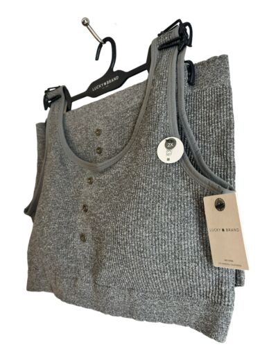 LUCKY BRAND~SET GRAY BRA~ BOYSHORT PANTY ~STYLE LVD14340X~2X ~UNIQUE!!