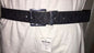 MICHAEL KORS BELT REVERSIBLE BLACK/SILVER PRINTED LOGO SILVER BUCKLE MSRP$48