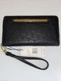 STEVE MADDEN WALLET WRISTLET BLACK STAMPED LOGO VERY DIFFERENT!!
