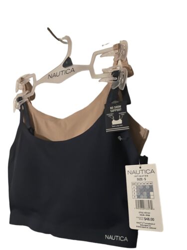 NÁUTICA 2PACK INTIMATES NT2101 SIZE L BRAS LASER CUT RETAIL $48 BEAUTIFUL!