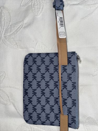 MICHAEL KORS  FANNY PACK BLUE/LIGHT BLUE SMALL  CLASSY & STYLISH! MSRP $78