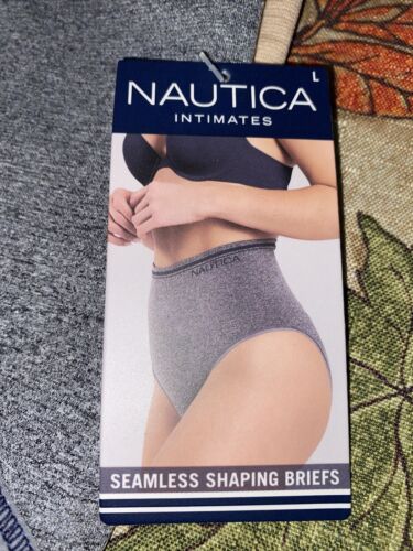 NAUTICA INTIMATES NT7676 3PKD SEAMLESS SHAPING BRIEF PANTIES GREAT FIT! XLARGE