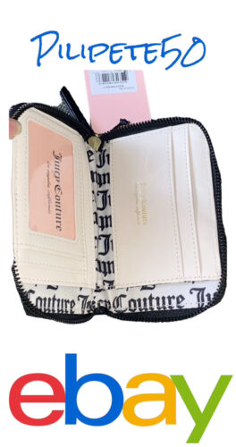 Juicy Couture Black Pink Multi Block Party Medium Z/A  Bifold Wallet~STYL ISH