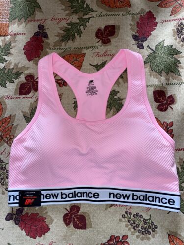 New Balance Sports Bra With Padding Size  XXL- Shade Of Orange Style 111152 NEW