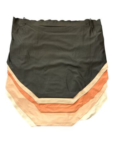 Marilyn Monroe 5pc MM3731- No Show Mid-Rise Panties~L~Multicolor $48-PERFECT