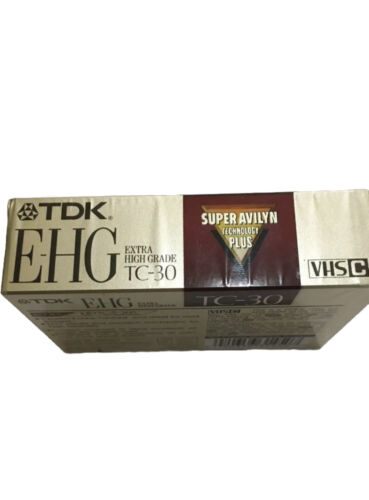 TDK VHSC EHG TC-30 Extra High Grade Camcorder Tape Sound and Color