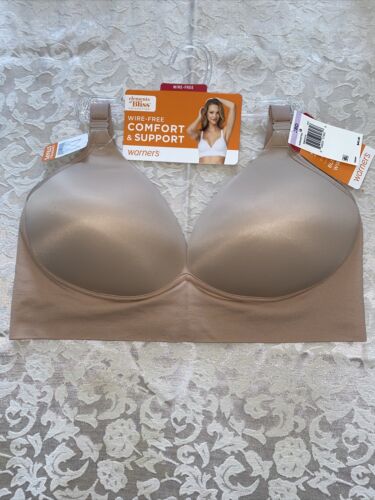 Warner's Elements of Bliss Wire-Free Contour Wide Band Bra RM3741A Size