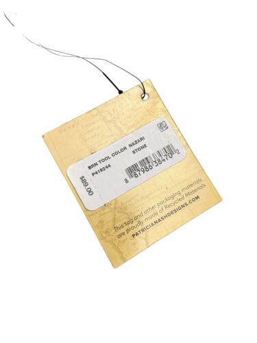 Patricia Nash~Nazari Leather Tool Stone ~ Bi-fold Wallet P419244 ~REAR FIND $89