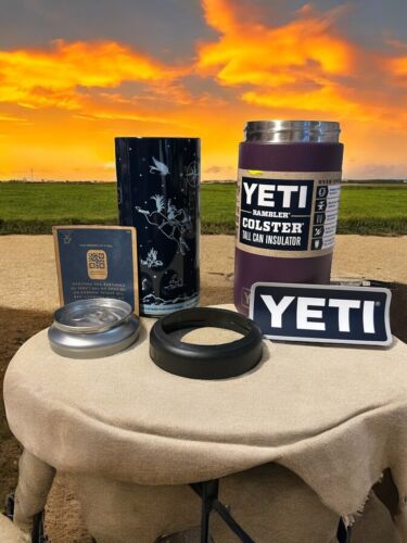Yeti Rambler 16oz Colster Tall Can Insulator-Alpine-Black--Nordic Purple -ETC