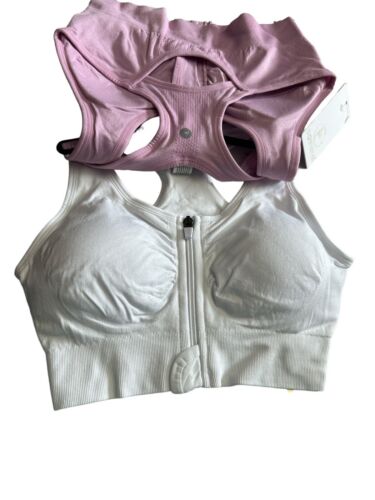 90 Degree By Reflex High Performance~Full Support Sport  Bra Set-Two L~MSRP$58