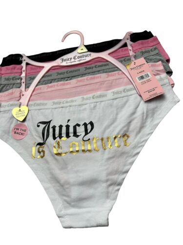 Juicy  Couture Women's Cute & Curvy Bikini NO PANTY LINES~5 Pc Set~XLARGE~JC8121