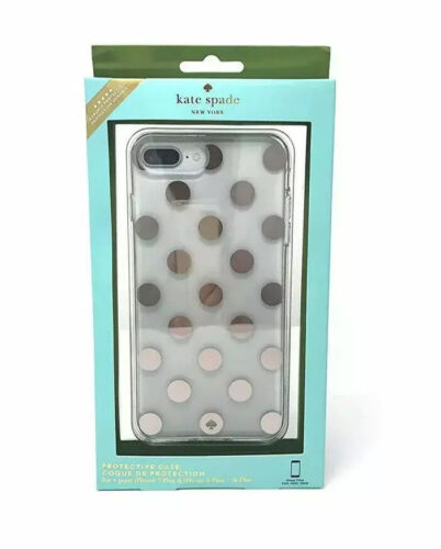 KATE SPADE Phone Case For iPhone 8 Plus, 7 Plus, 6s Plus, 6 Plus Gold Polka Dots