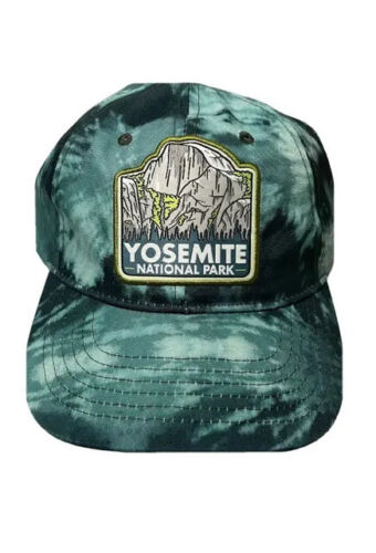 Yosemite National Park Foundation Tie Dye  Green  Cap Adjustable Comfortable