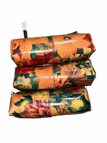 Patricia Nash Isla Oblong Italian Leather Wristlet Isla-Spring Multi P50601