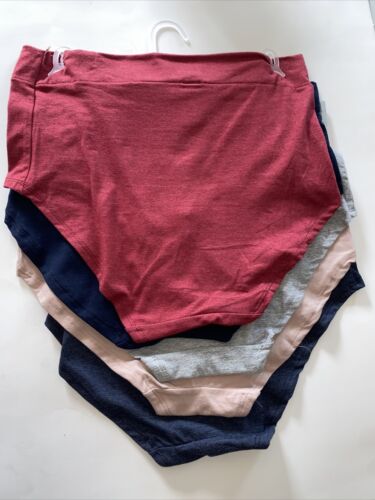 NAUTICA INTIMATES NT3042~5PK~L~ SUPER SOFT HIGH WAIST BRIEF PANTIES~GREAT FIT!