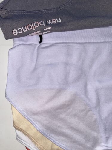 NEW BALANCE Women's Multicolor No Show Label Bikini Panties  5 Pck~ ALL SIZES