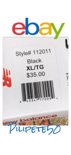 New Balance Medium Impact Sports Bra Style # 112011 BLACK Size XLARGE