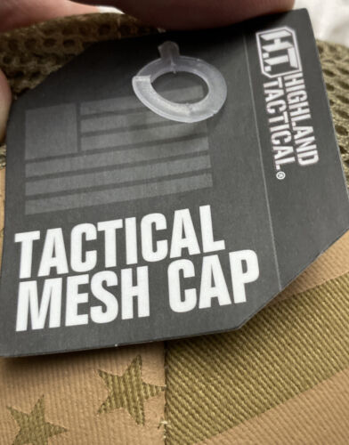 HIGHLAND TACTICAL CAP PREMIUM MESH STRETCH FIT NEW WITH TAGS