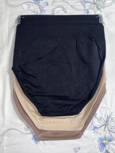 NAUTICA INTIMATES NT7164 3PKD MF SEAMLESS SHAPING BRIEF PANTIES GREAT FIT! XL