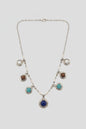 Lucky Brand Women's Semiprecious Accents Silver Plated Collar Necklace - New in Box
