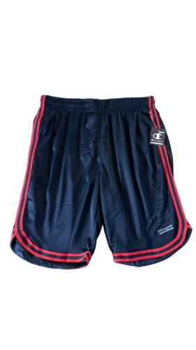 Champion Basketball Shorts Mens~Size Small Blue Mesh~Red Stripes~ Gym NEW
