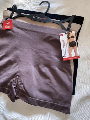 Skinnygirl Shaping Seamless Slip Shorts Size XLarge 3  pair Style SG7063￼￼ New