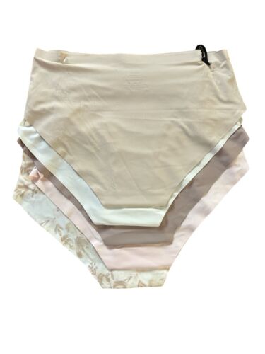 Sophie B~5 Pack No Show~Invisible Edge~Soft Hipster Briefs~Multicolor