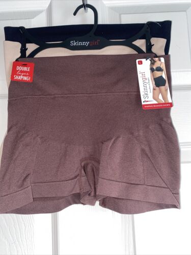Skinnygirl Shaping Seamless Slip Shorts Size LARGE 3  pair Style SG7090￼￼ New