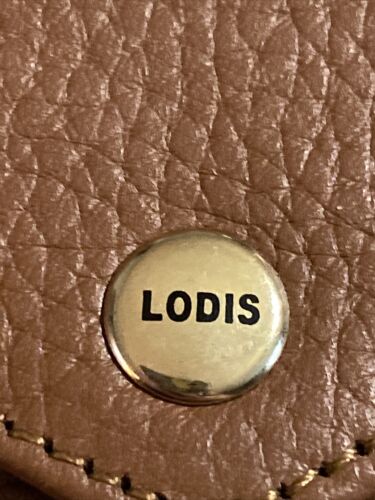 LODIS Coin Purse  Wallet Brown Cognac Genuine Leather - ABSOLUTELY BEAUTIFUL!!!