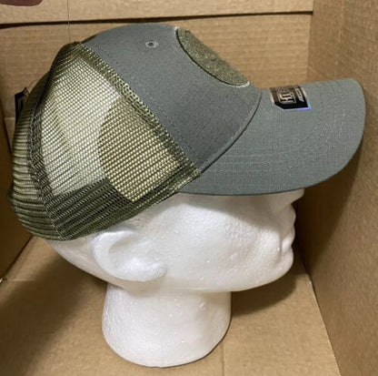 Highland Tactical Hat Khaki Green With Punisher Logo